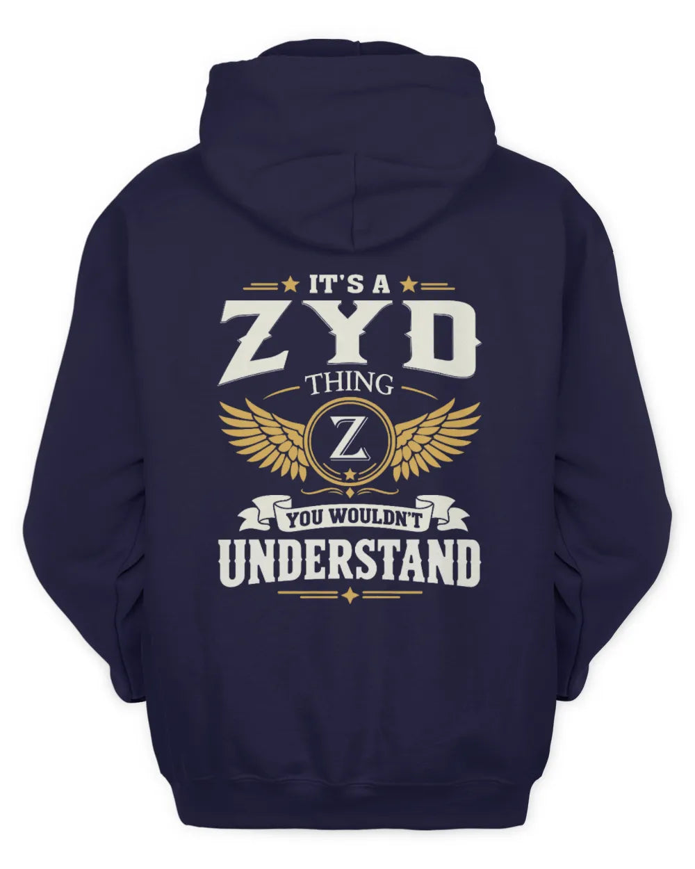 ZYD KT06-M008 It’s a [NAME] Thing – You Wouldn’t Understand | Personalized Vintage T-Shirt - Unisex Hoodie - Navy