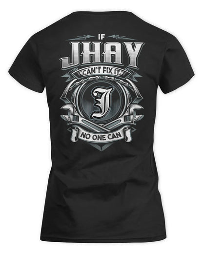 JHAY AP81-K4-626 - Personalized Ahmed Quote Apparel “If Ahmed Can't Fix It, No One Can” - Women's Standard T-Shirt - Black