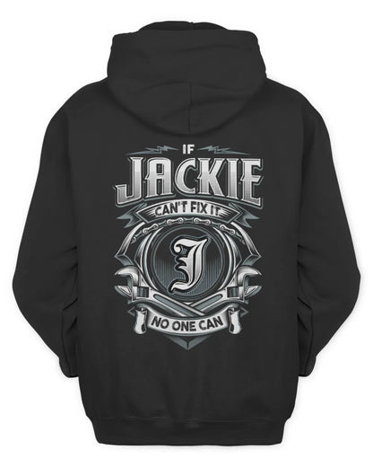 JACKIE AP81-K4-626 - Personalized Ahmed Quote Apparel “If Ahmed Can't Fix It, No One Can” - Unisex Hoodie - Black