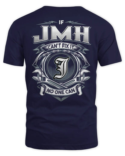 JMH AP81-K4-626 - Personalized Ahmed Quote Apparel “If Ahmed Can't Fix It, No One Can” - Unisex Standard T-Shirt - Navy