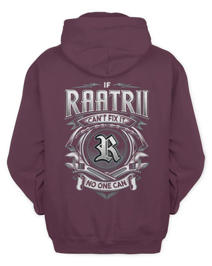 RAATRII AP81-K4-626 - Personalized Ahmed Quote Apparel “If Ahmed Can't Fix It, No One Can” - Unisex Hoodie - Maroon