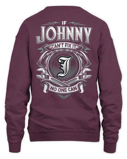 JOHNNY AP81-K4-626 - Personalized Ahmed Quote Apparel “If Ahmed Can't Fix It, No One Can” - Unisex Sweatshirt - Maroon