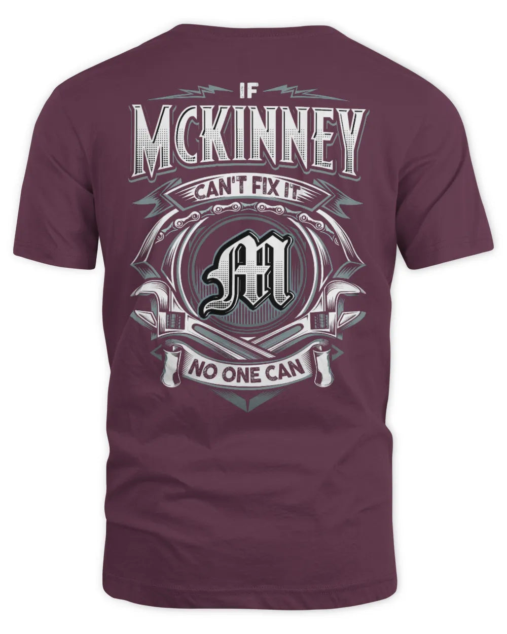MCKINNEY AP81-K4-626 - Personalized Ahmed Quote Apparel “If Ahmed Can't Fix It, No One Can” - Unisex Standard T-Shirt - Maroon