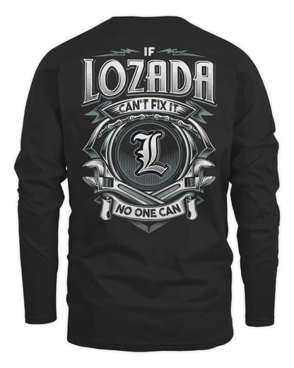 LOZADA AP81-K4-626 - Personalized Ahmed Quote Apparel “If Ahmed Can't Fix It, No One Can” - Men's Long Sleeved T-Shirt - Black