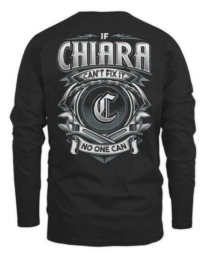 CHIARA AP81-K4-626 - Personalized Ahmed Quote Apparel “If Ahmed Can't Fix It, No One Can” - Men's Long Sleeved T-Shirt - Black