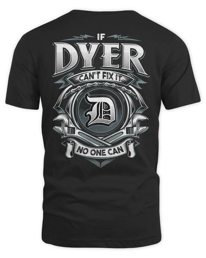 DYER AP81-K4-626 - Personalized Ahmed Quote Apparel “If Ahmed Can't Fix It, No One Can” - Unisex Standard T-Shirt - Black