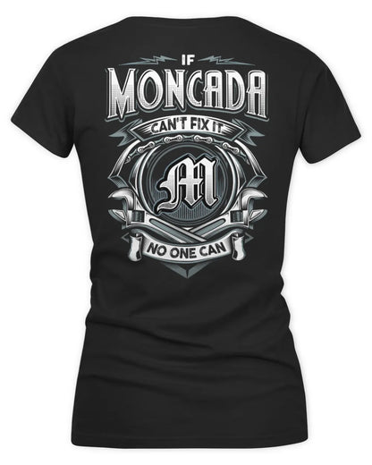 MONCADA AP81-K4-626 - Personalized Ahmed Quote Apparel “If Ahmed Can't Fix It, No One Can” - Women's V-Neck T-Shirt - Black