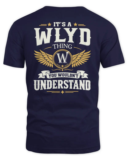 WLYD KT06-M008 It’s a [NAME] Thing – You Wouldn’t Understand | Personalized Vintage T-Shirt - Unisex Standard T-Shirt - Navy