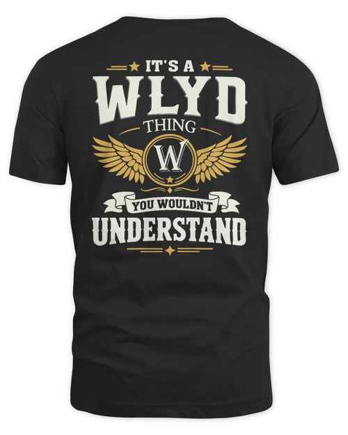 WLYD KT06-M008 It’s a [NAME] Thing – You Wouldn’t Understand | Personalized Vintage T-Shirt - Unisex Standard T-Shirt - Black