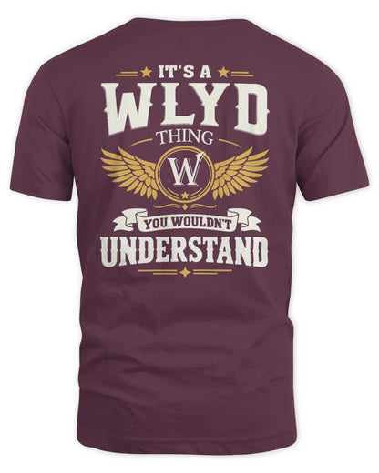 WLYD KT06-M008 It’s a [NAME] Thing – You Wouldn’t Understand | Personalized Vintage T-Shirt - Unisex Standard T-Shirt - Maroon