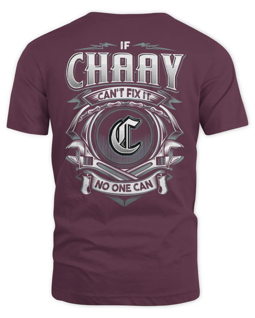 CHAAY AP81-K4-626 - Personalized Ahmed Quote Apparel “If Ahmed Can't Fix It, No One Can” - Unisex Standard T-Shirt - Maroon