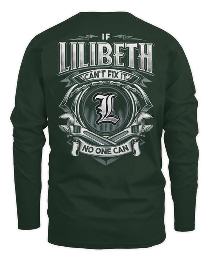LILIBETH AP81-K4-626 - Personalized Ahmed Quote Apparel “If Ahmed Can't Fix It, No One Can” - Men's Long Sleeved T-Shirt - Forest Green