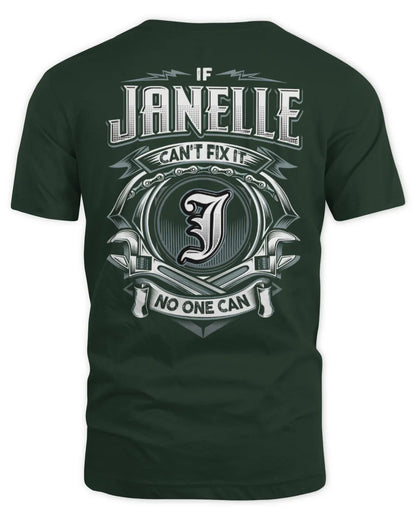 JANELLE AP81-K4-626 - Personalized Ahmed Quote Apparel “If Ahmed Can't Fix It, No One Can” - Unisex Standard T-Shirt - Forest Green