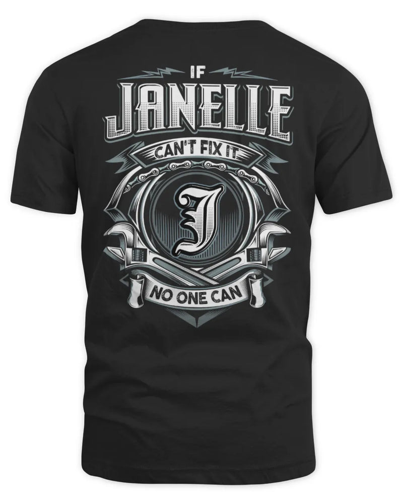 JANELLE AP81-K4-626 - Personalized Ahmed Quote Apparel “If Ahmed Can't Fix It, No One Can” - Unisex Standard T-Shirt - Black