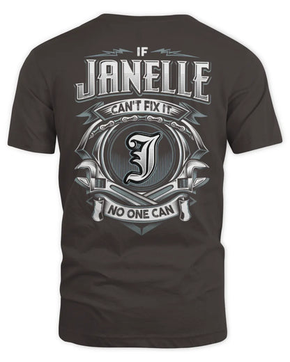 JANELLE AP81-K4-626 - Personalized Ahmed Quote Apparel “If Ahmed Can't Fix It, No One Can” - Unisex Standard T-Shirt - Dark Chocolate