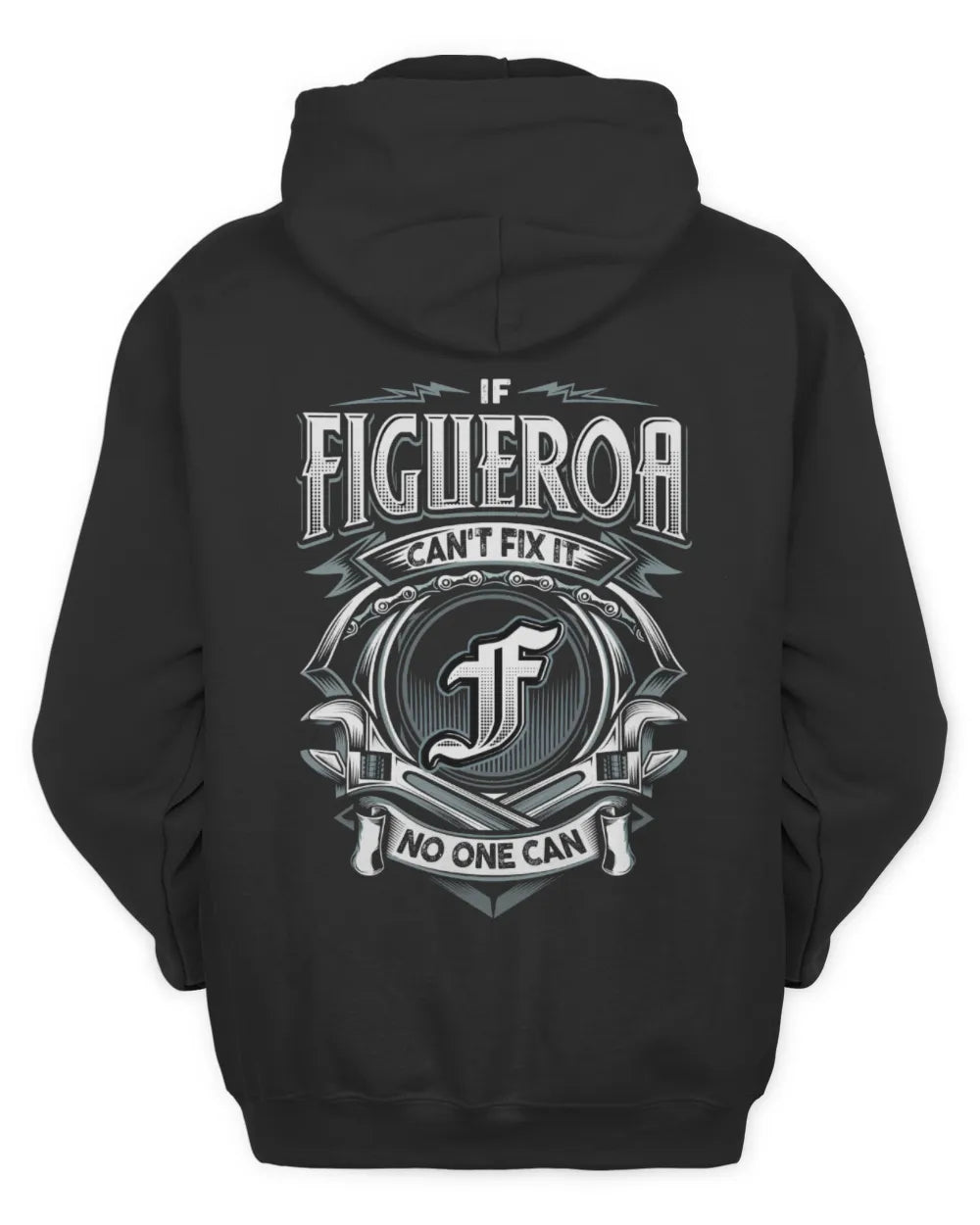 FIGUEROA AP81-K4-626 - Personalized Ahmed Quote Apparel “If Ahmed Can't Fix It, No One Can” - Unisex Hoodie - Black