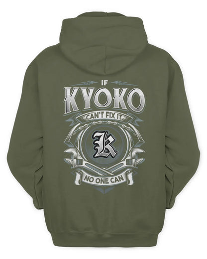 KYOKO AP81-K4-626 - Personalized Ahmed Quote Apparel “If Ahmed Can't Fix It, No One Can” - Unisex Hoodie - Military Green