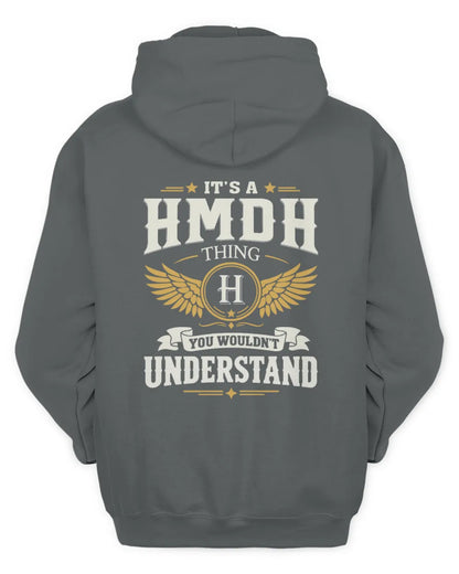 HMDH KT06-M008 It’s a [NAME] Thing – You Wouldn’t Understand | Personalized Vintage T-Shirt - Unisex Hoodie - Charcoal
