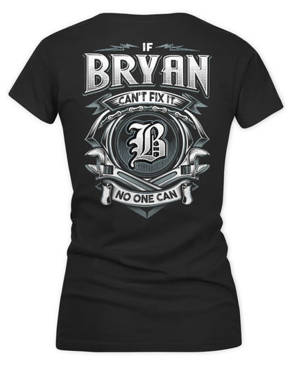 BRYAN AP81-K4-626 - Personalized Ahmed Quote Apparel “If Ahmed Can't Fix It, No One Can” - Women's V-Neck T-Shirt - Black