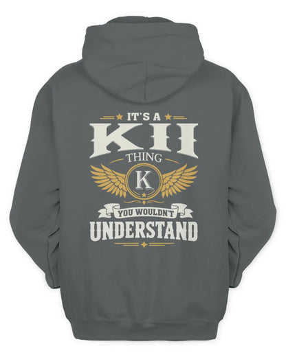 KII KT06-M008 It’s a [NAME] Thing – You Wouldn’t Understand | Personalized Vintage T-Shirt - Unisex Hoodie - Charcoal