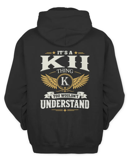 KII KT06-M008 It’s a [NAME] Thing – You Wouldn’t Understand | Personalized Vintage T-Shirt - Unisex Hoodie - Black