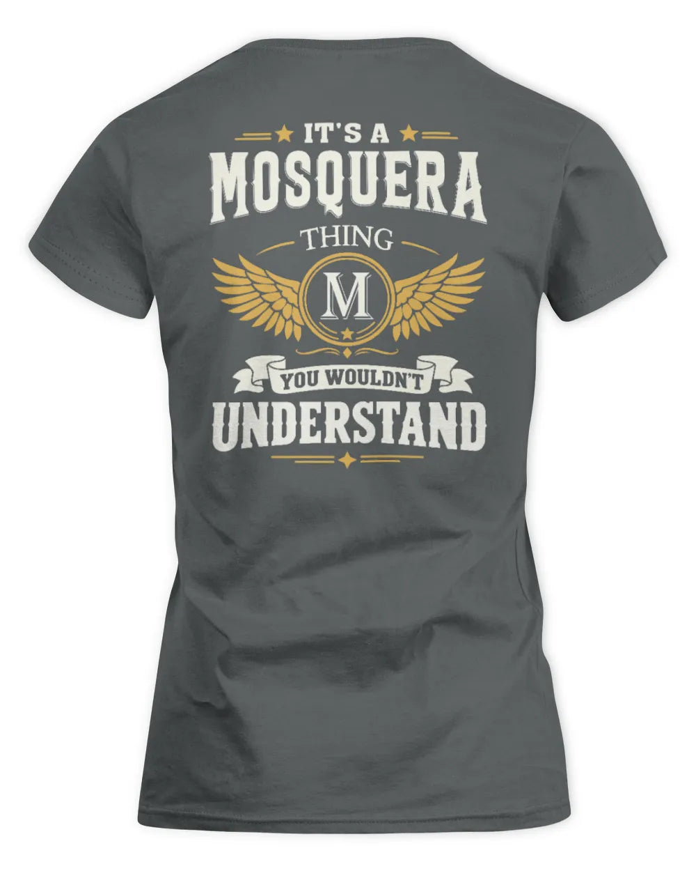 MOSQUERA KT06-M008 It’s a [NAME] Thing – You Wouldn’t Understand | Personalized Vintage T-Shirt - Women's Standard T-Shirt - Charcoal