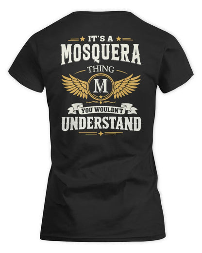 MOSQUERA KT06-M008 It’s a [NAME] Thing – You Wouldn’t Understand | Personalized Vintage T-Shirt - Women's Standard T-Shirt - Black