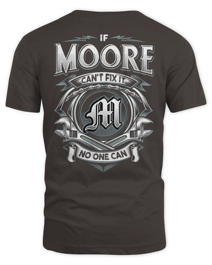 MOORE AP81-K4-626 - Personalized Ahmed Quote Apparel “If Ahmed Can't Fix It, No One Can” - Unisex Standard T-Shirt - Dark Chocolate