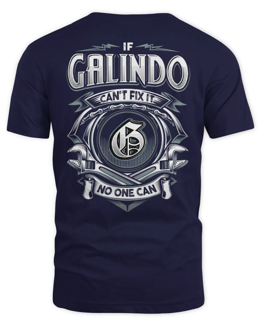 GALINDO AP81-K4-626 - Personalized Ahmed Quote Apparel “If Ahmed Can't Fix It, No One Can” - Unisex Standard T-Shirt - Navy