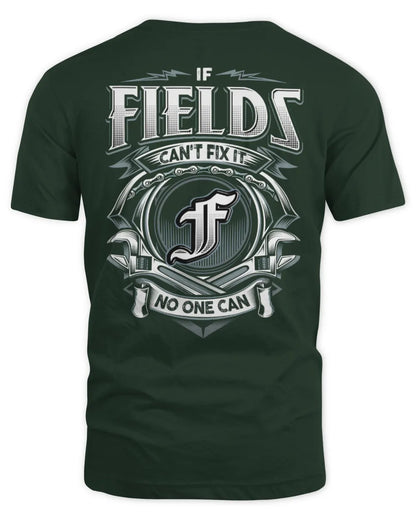 FIELDS AP81-K4-626 - Personalized Ahmed Quote Apparel “If Ahmed Can't Fix It, No One Can” - Unisex Standard T-Shirt - Forest Green