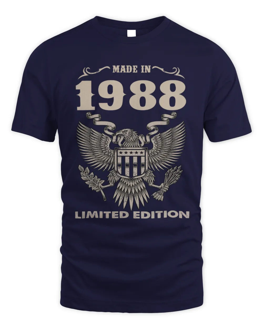 1988 HH89-K2 – Classic Birth Year Limited Edition T-Shirt - Unisex Standard T-Shirt - Navy