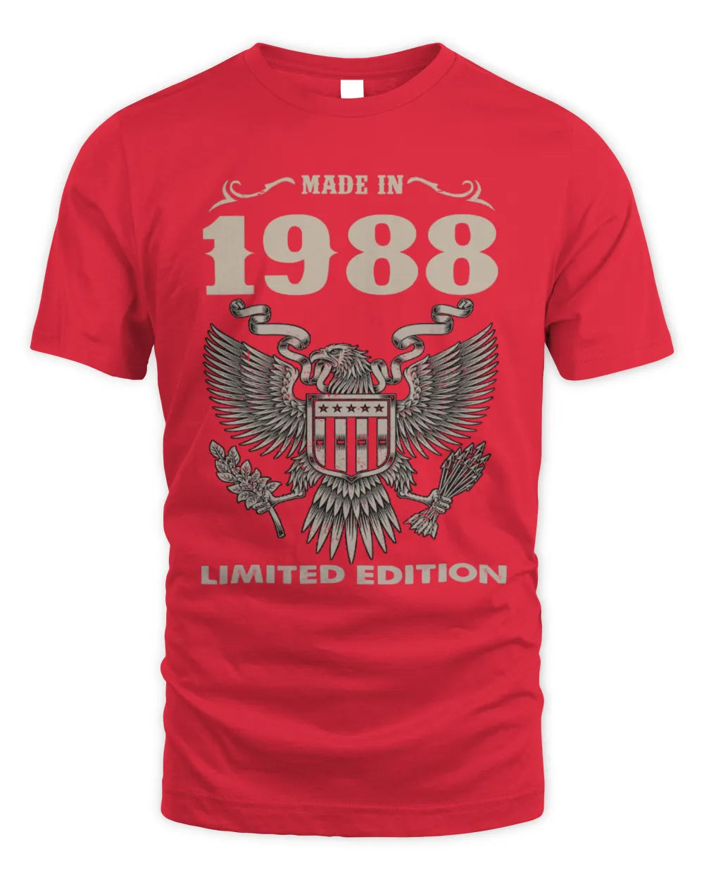 1988 HH89-K2 – Classic Birth Year Limited Edition T-Shirt - Unisex Standard T-Shirt - Red