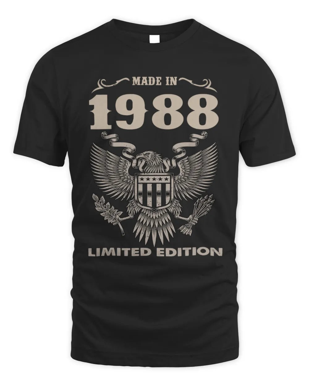 1988 HH89-K2 – Classic Birth Year Limited Edition T-Shirt - Unisex Standard T-Shirt - Black