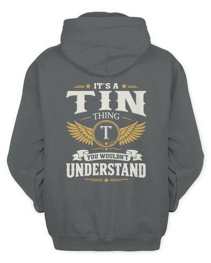 TIN KT06-M008 It’s a [NAME] Thing – You Wouldn’t Understand | Personalized Vintage T-Shirt - Unisex Hoodie - Charcoal