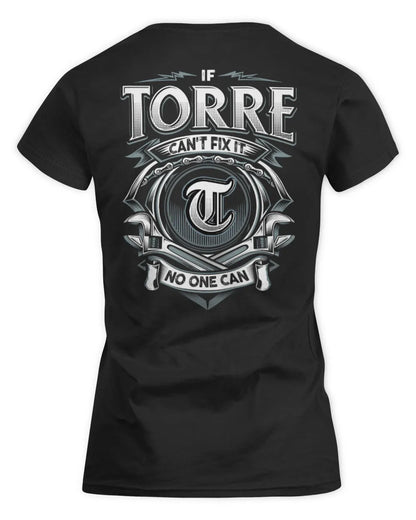 TORRE AP81-K4-626 - Personalized Ahmed Quote Apparel “If Ahmed Can't Fix It, No One Can” - Women's Standard T-Shirt - Black