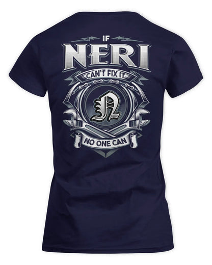 NERI AP81-K4-626 - Personalized Ahmed Quote Apparel “If Ahmed Can't Fix It, No One Can” - Women's Standard T-Shirt - Navy