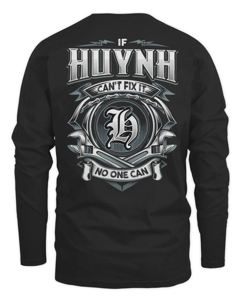 HUYNH AP81-K4-626 - Personalized Ahmed Quote Apparel “If Ahmed Can't Fix It, No One Can” - Men's Long Sleeved T-Shirt - Black