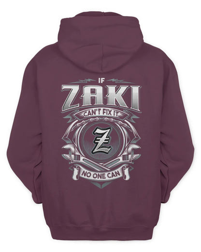 ZAKI AP81-K4-626 - Personalized Ahmed Quote Apparel “If Ahmed Can't Fix It, No One Can” - Unisex Hoodie - Maroon