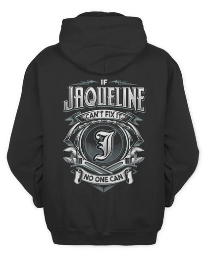 JAQUELINE AP81-K4-626 - Personalized Ahmed Quote Apparel “If Ahmed Can't Fix It, No One Can” - Unisex Hoodie - Black