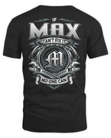 MAX AP81-K4-626 - Personalized Ahmed Quote Apparel “If Ahmed Can't Fix It, No One Can” - Unisex Standard T-Shirt - Black