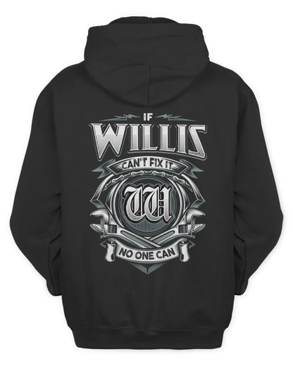 WILLIS AP81-K4-626 - Personalized Ahmed Quote Apparel “If Ahmed Can't Fix It, No One Can” - Unisex Hoodie - Black