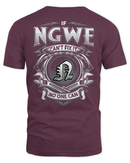 NGWE AP81-K4-626 - Personalized Ahmed Quote Apparel “If Ahmed Can't Fix It, No One Can” - Unisex Standard T-Shirt - Maroon