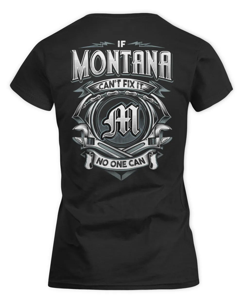 MONTANA AP81-K4-626 - Personalized Ahmed Quote Apparel “If Ahmed Can't Fix It, No One Can” - Women's Standard T-Shirt - Black