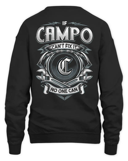 CAMPO AP81-K4-626 - Personalized Ahmed Quote Apparel “If Ahmed Can't Fix It, No One Can” - Unisex Sweatshirt - Black