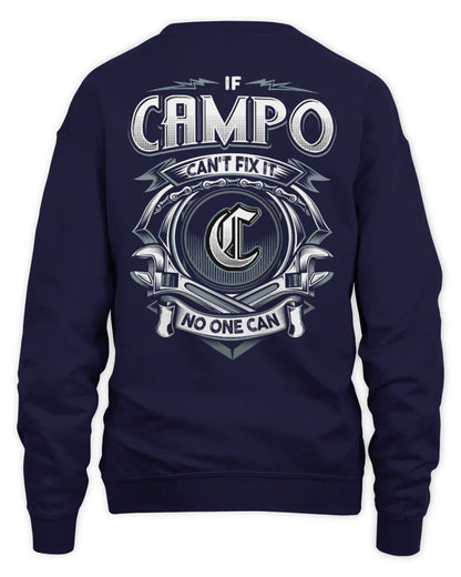 CAMPO AP81-K4-626 - Personalized Ahmed Quote Apparel “If Ahmed Can't Fix It, No One Can” - Unisex Sweatshirt - Navy