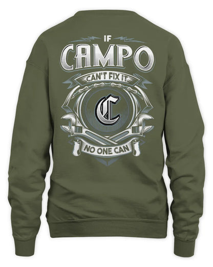 CAMPO AP81-K4-626 - Personalized Ahmed Quote Apparel “If Ahmed Can't Fix It, No One Can” - Unisex Sweatshirt - Military Green