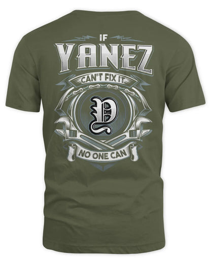 YANEZ AP81-K4-626 - Personalized Ahmed Quote Apparel “If Ahmed Can't Fix It, No One Can” - Unisex Standard T-Shirt - Military Green