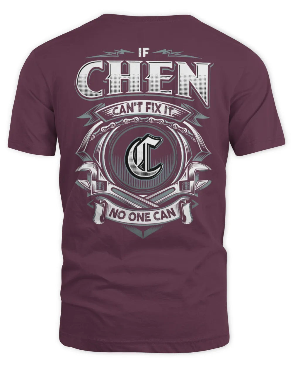 CHEN AP81-K4-626 - Personalized Ahmed Quote Apparel “If Ahmed Can't Fix It, No One Can” - Unisex Standard T-Shirt - Maroon