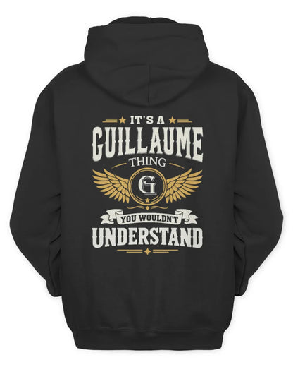 GUILLAUME KT06-M008 It’s a [NAME] Thing – You Wouldn’t Understand | Personalized Vintage T-Shirt - Unisex Hoodie - Black