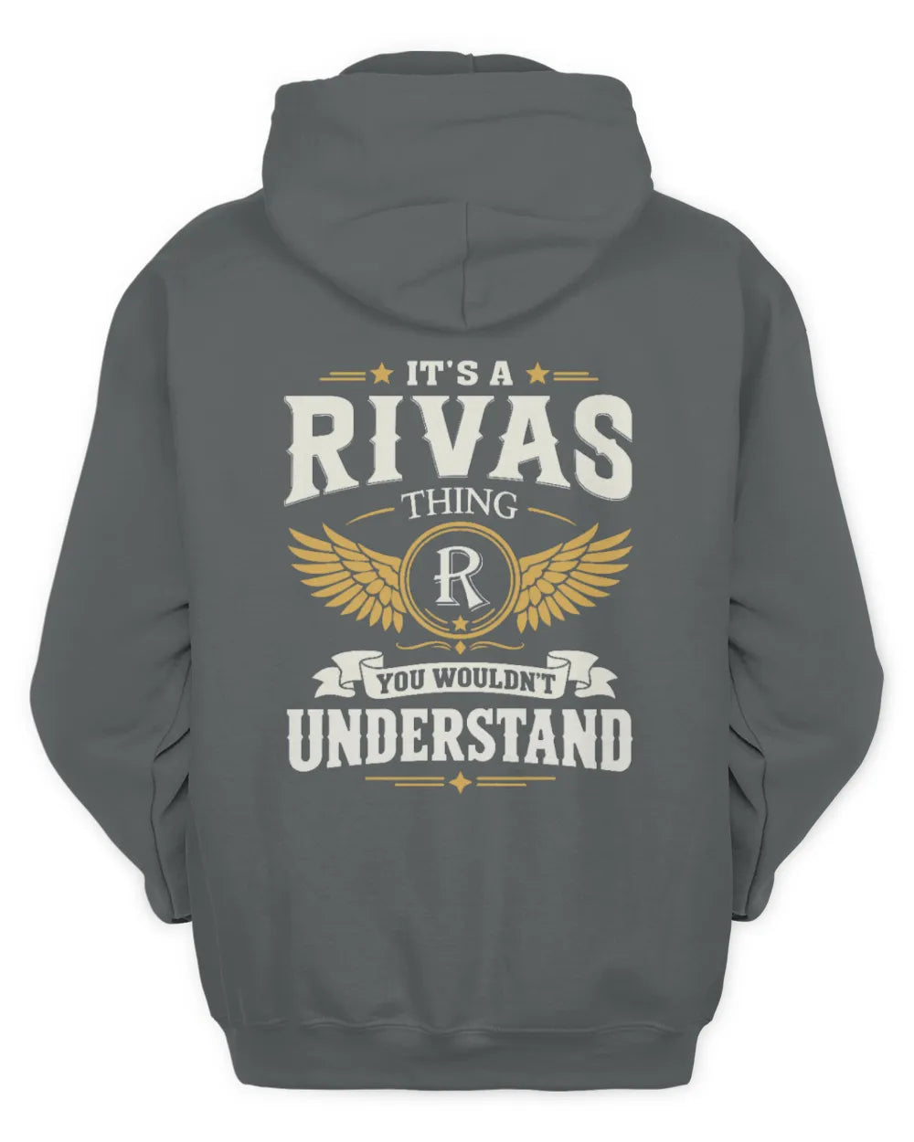 RIVAS KT06-M008 It’s a [NAME] Thing – You Wouldn’t Understand | Personalized Vintage T-Shirt - Unisex Hoodie - Charcoal